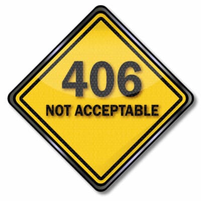 Statuscode 406 - Not Acceptable / Nicht akzeptabel