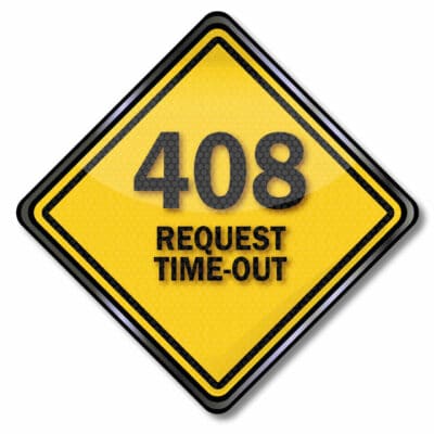 Statuscode 408 - Request Time-out / Zeitüberschreitung der Anfrage