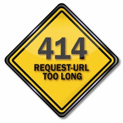 Statuscode 414 - Request-URI Too Large / Angefragte URI zu lang