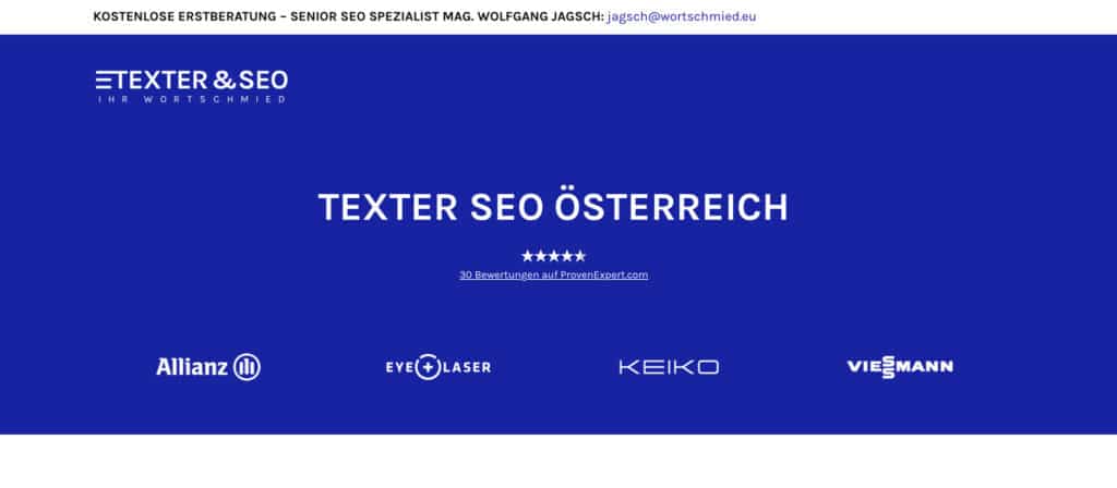 Texter-SEO - Werbetexter-Textagentur - Content Marketing Agentur