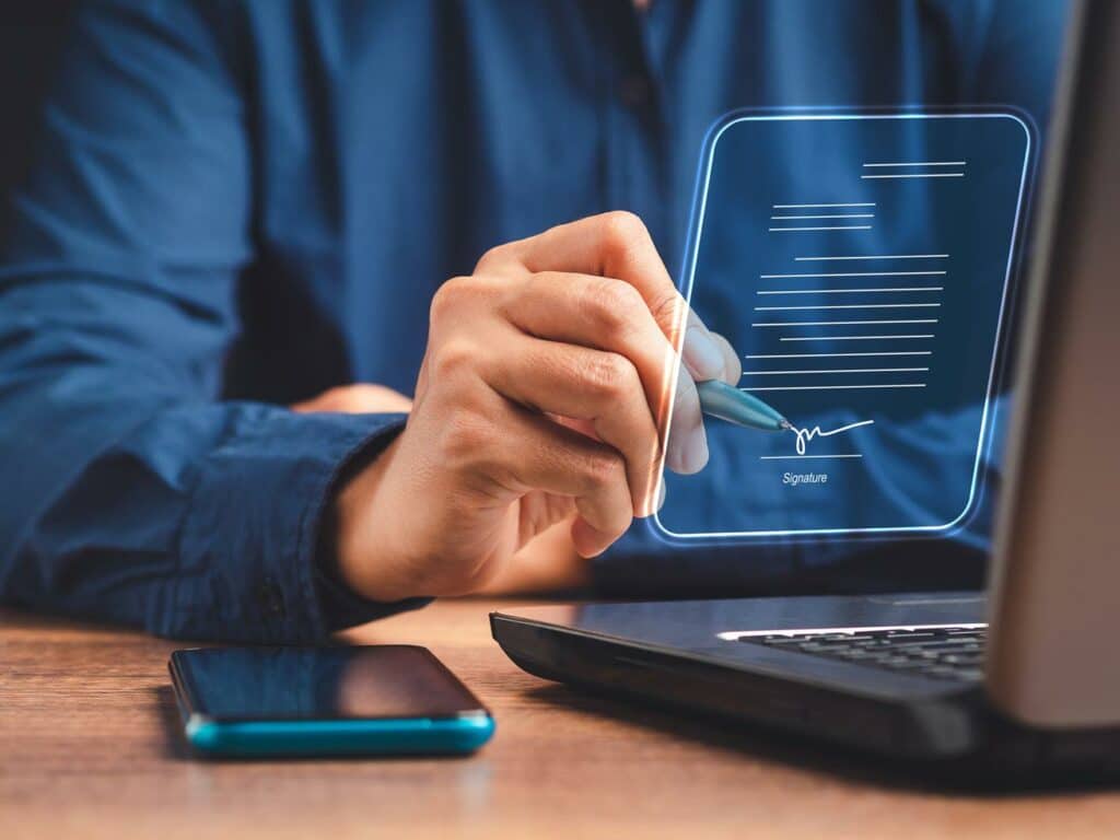 Digitale Unterschrift- Sicher und einfach erstellen