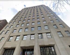 Das Gebäude in welchem die erste Werbeagentur in Philadelphia eröffnet hat